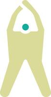 Person Exercising Vector Icon