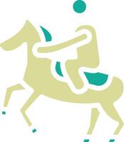 Horse Rider Vector Icon