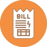 Bill Vector Icon