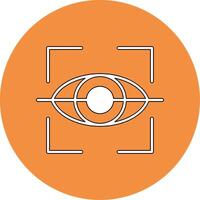 Retinal Scanner Vector Icon