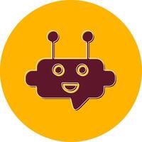 Robot Chat Vector Icon