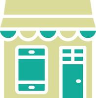 Mobile Shop Vector Icon