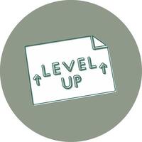 Level Up Vector Icon