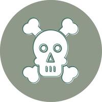 Skull And Bones Vector Icon