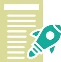 Project Launch Vector Icon