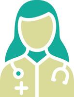 Female Doctor Vector Icon