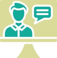 Online Lecture Vector Icon