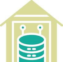 Data Warehouse Vector Icon