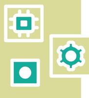 Unstructured Data Vector Icon