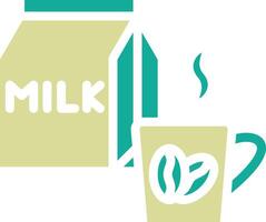 Coffee Milk Vector Icon