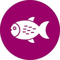 icono de vector de pescado