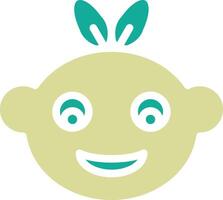 Baby Smile Vector Icon