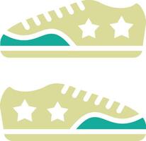 Baby Shoes Vector Icon