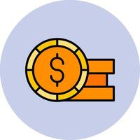 icono de vector de moneda