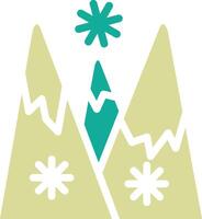 Snow Landscape Vector Icon