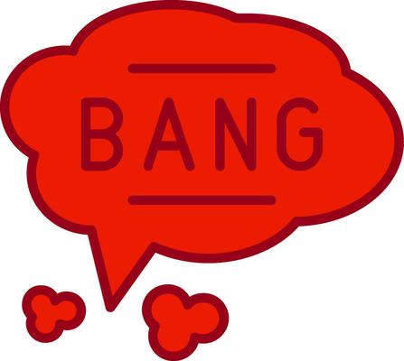 Bang Vector Icon