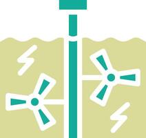 Tidal Power Vector Icon