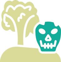 Skull Island Vector Icon