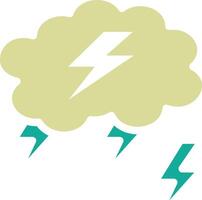 Thunderstorm Vector Icon