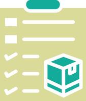 Parcels Checklist Vector Icon