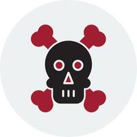 Skull And Bones Vector Icon
