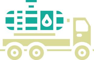 Water Tanker Vector Icon