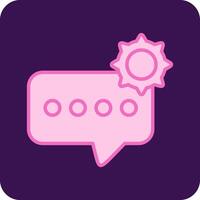 Support Chat Vector Icon
