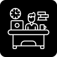 Workaholic Vector Icon