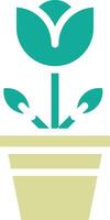 Flower Pot Vector Icon