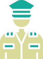 Army Captain Vector Icon
