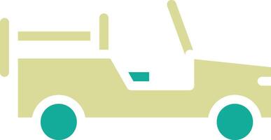 Army Car Vector Icon