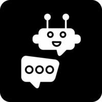 Robot Chat Vector Icon