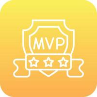 icono de vector de mvp