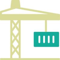 Harbor Crane Vector Icon