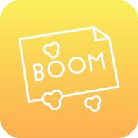 Boom Vector Icon