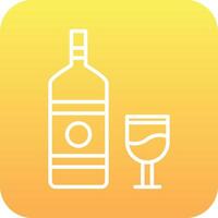 Alcoholic Drink Vector Icon