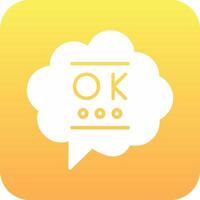 Okay vector icono