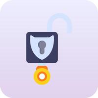 Open Padlock Vector Icon