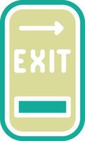 Exit Door Vector Icon