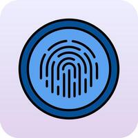 Fingerprint Vector Icon