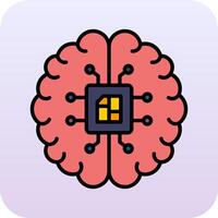 Artificial Intelligence Vector Icon