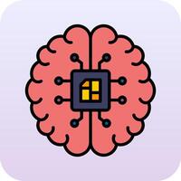 Artificial Intelligence Vector Icon