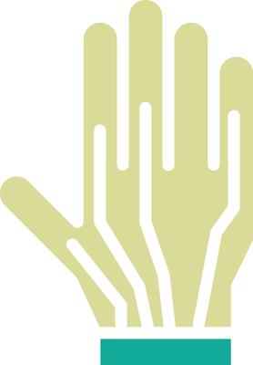 Wired Gloves Vector Icon