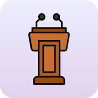 Podium Vector Icon