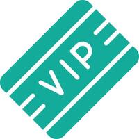 icono de vector de pase vip