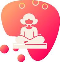 icono de vector de yoga