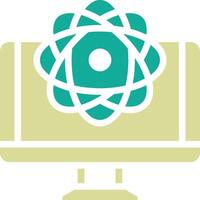 Quantum Computing Vector Icon