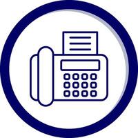 Fax Machine Vecto Icon vector