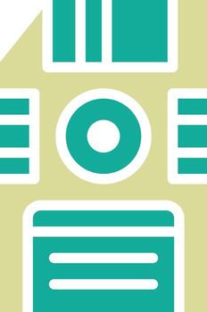 destello disco vector icono