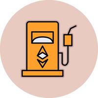 Gas Station Vecto Icon vector